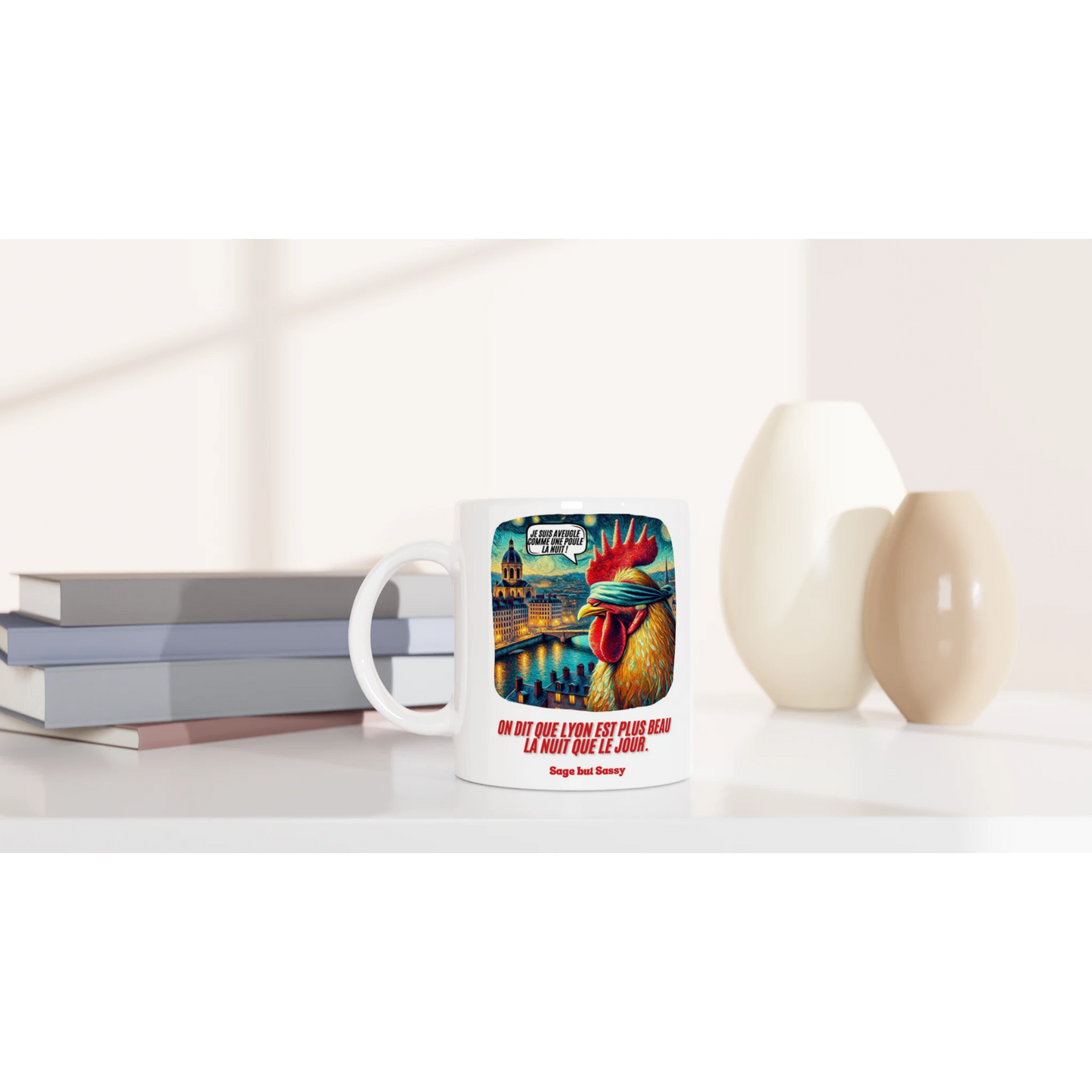 White 11oz Ceramic Mug | Lyon.