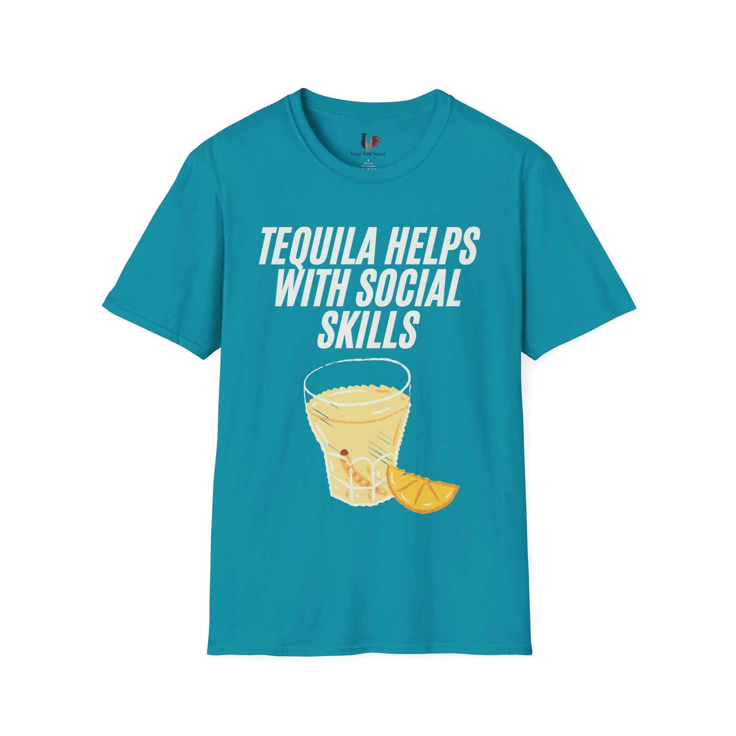 Tequila helps with social skills, T-Shirt, Funny Cinco de Mayo gift
