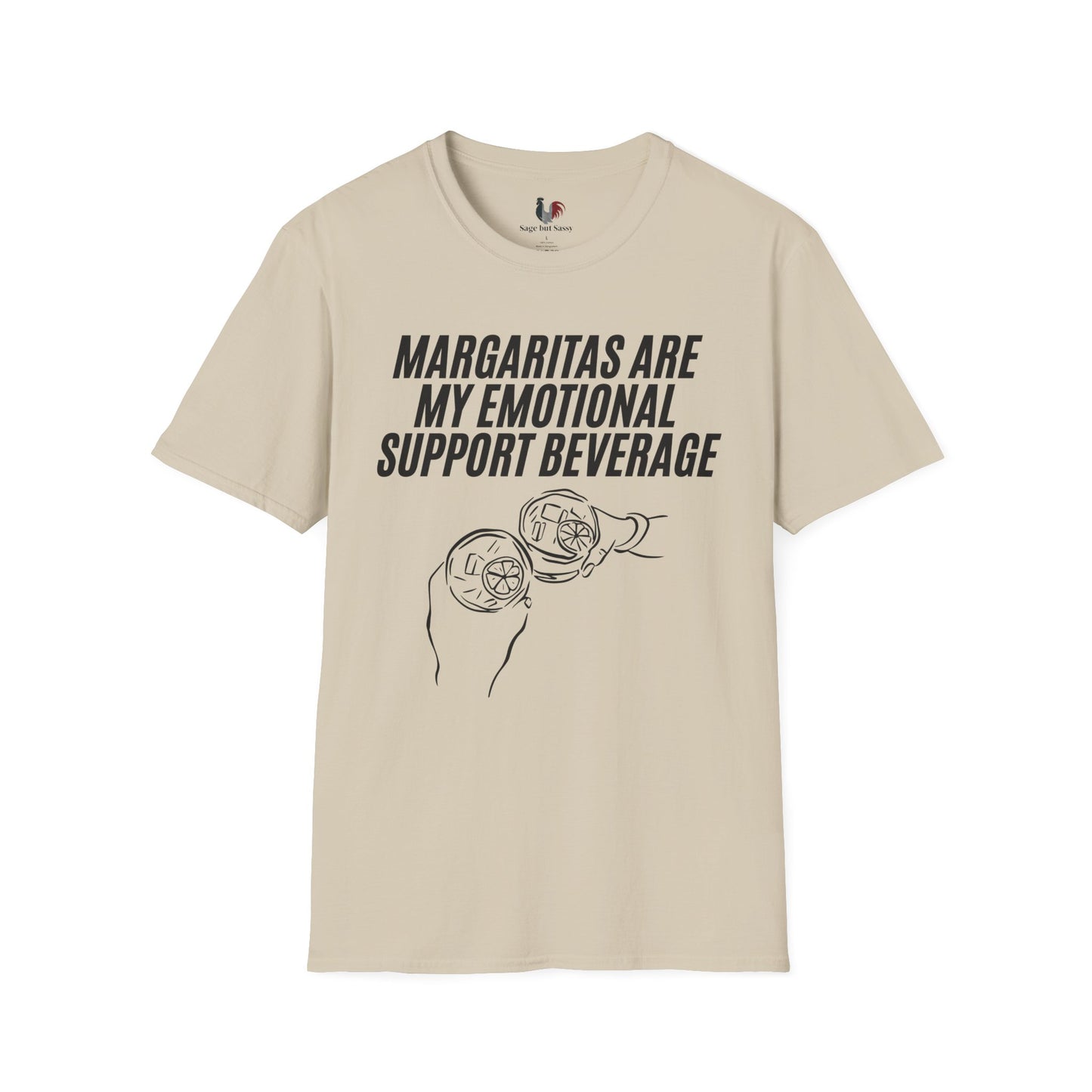 Margaritas are my emotional support beverage, T-Shirt, Funny Cinco de Mayo gift