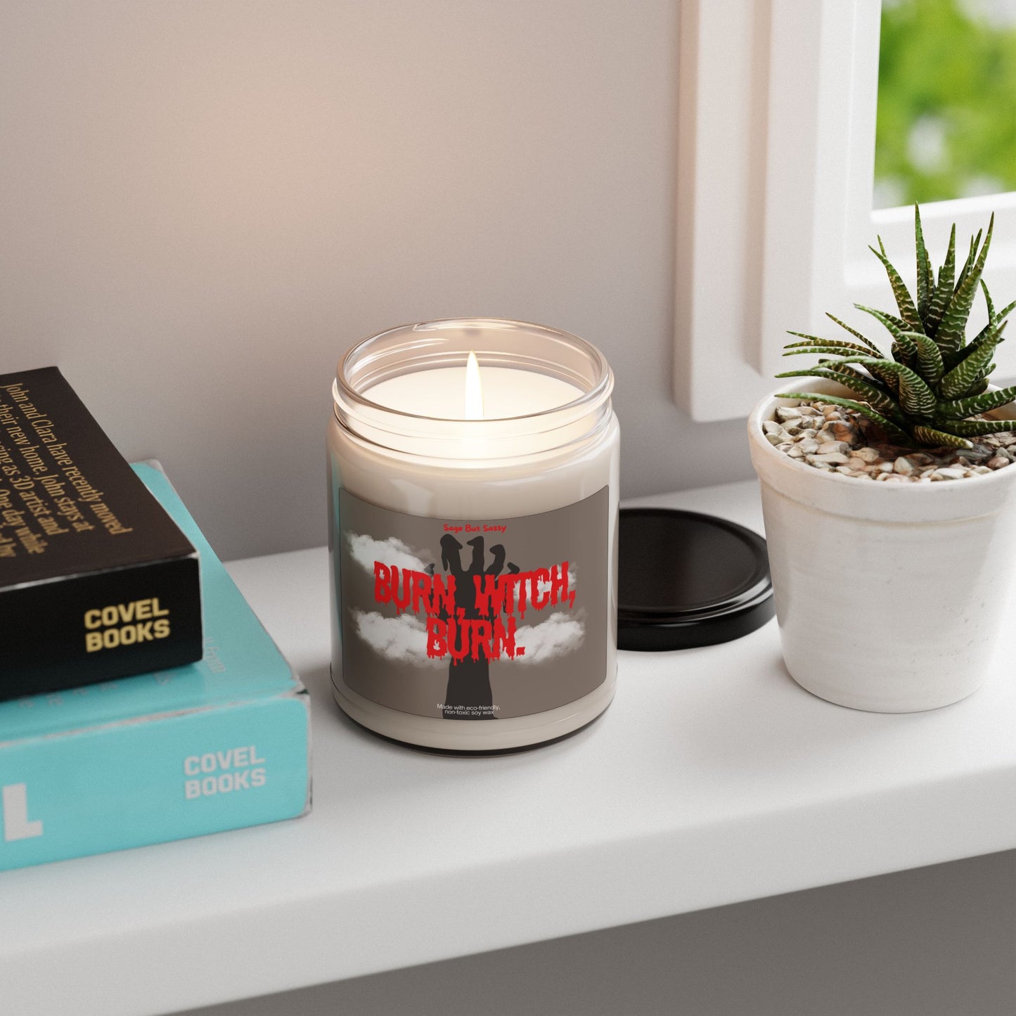 Soy Candle, Funny Quote Gift, Home Decor, Relaxation Candle, Scented Candle, Halloween Candle, Spooky Season, Witch, Ghost