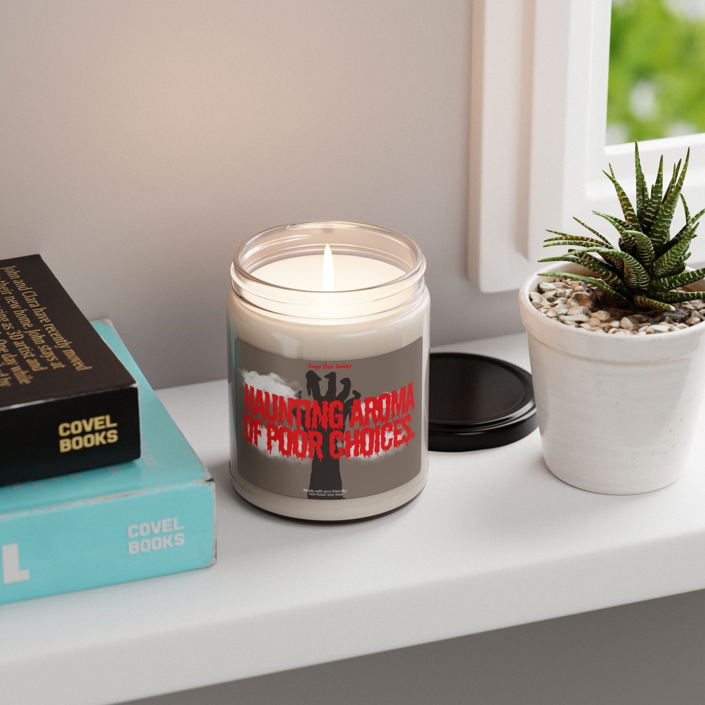 Haunting aroma of poor choices 2, Halloween Candle, Spooky Season, Witch, Ghost
