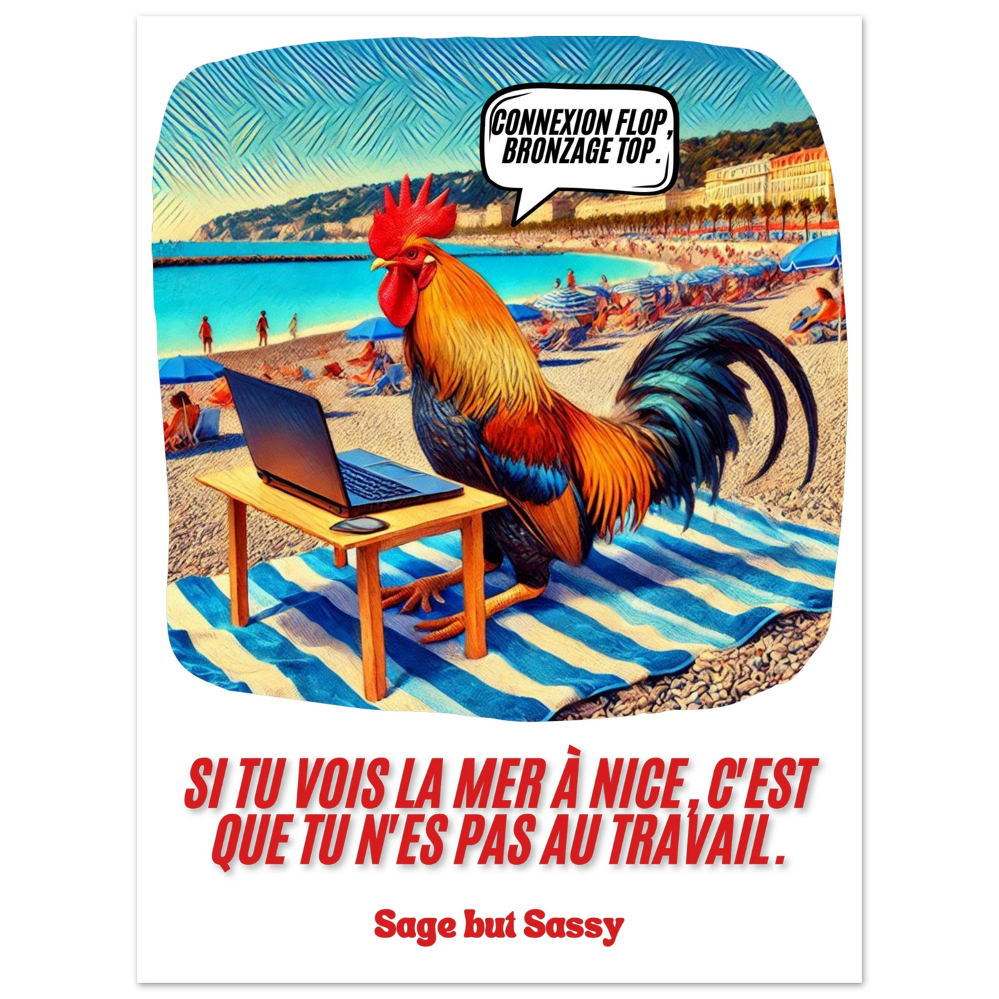 Classic Matte Paper Poster | Provence | Sud | Nice.