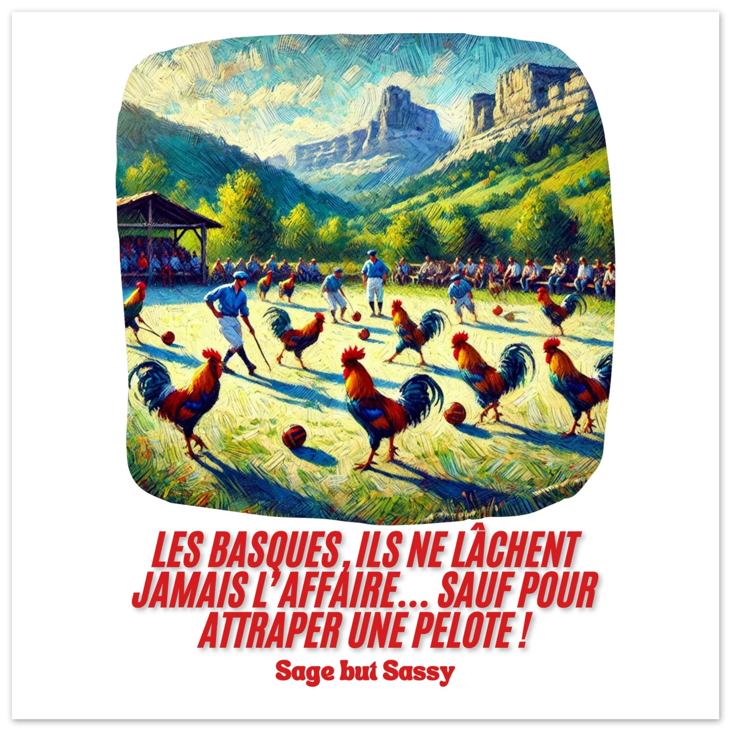 Classic Matte Paper Poster | Pays Basque.