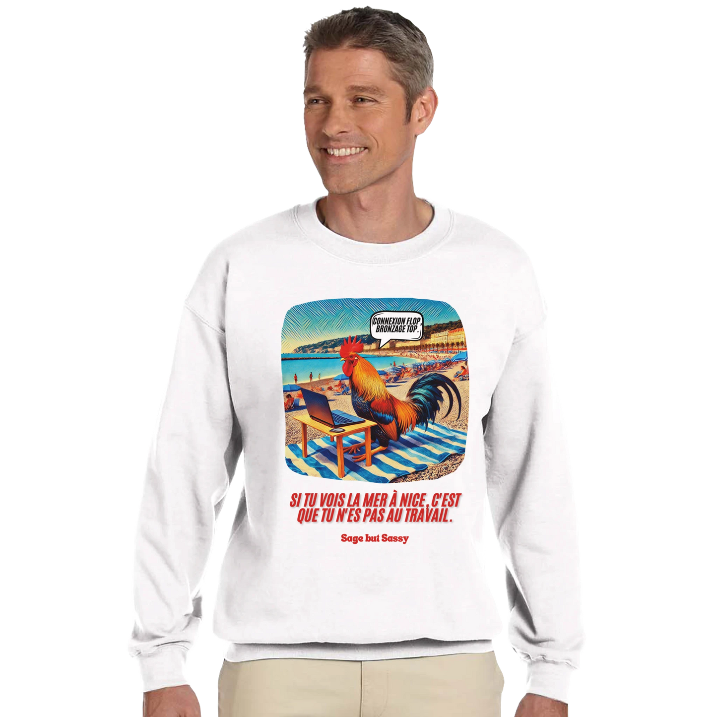Classic Unisex Crewneck Sweatshirt | Provence | Sud | Nice.