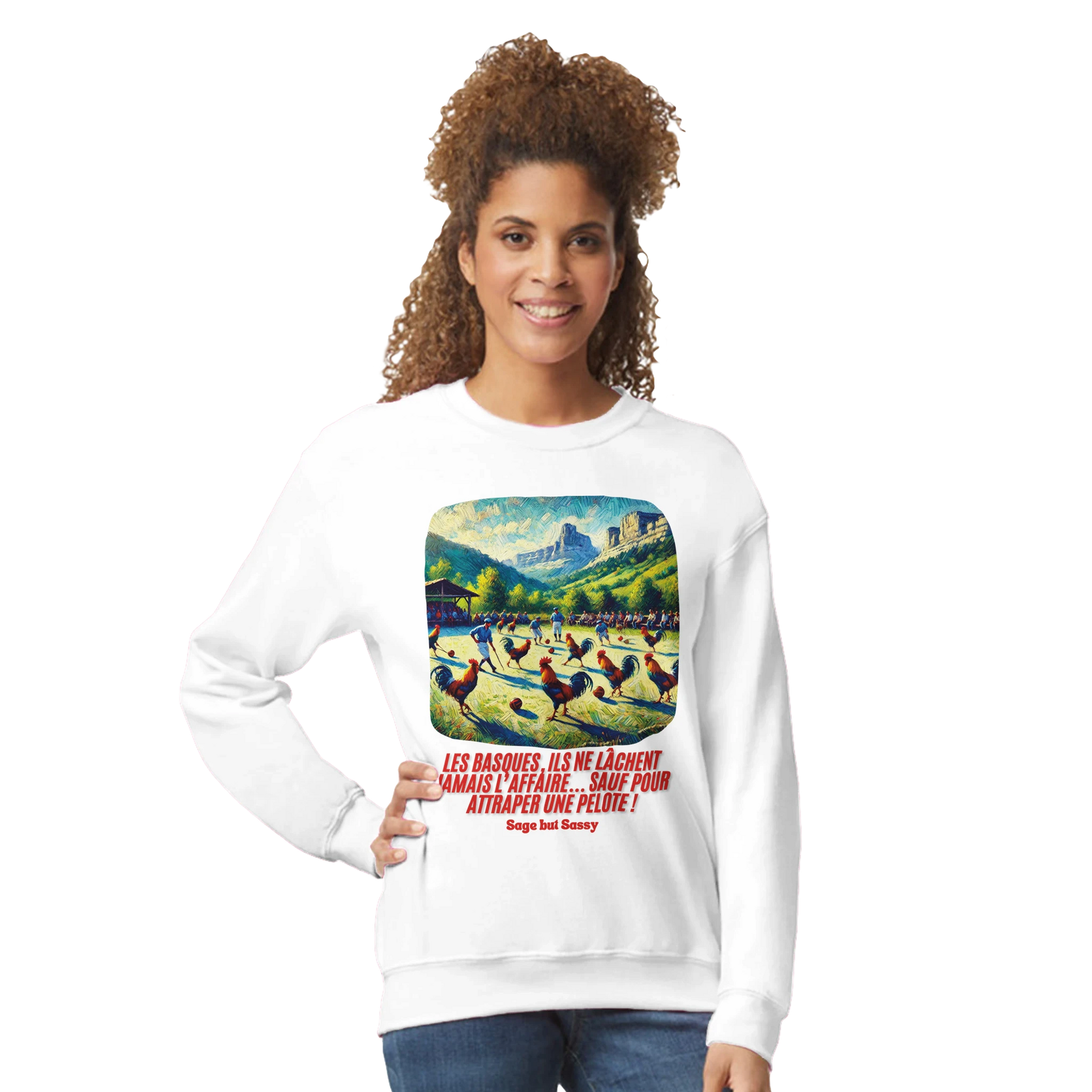 Classic Unisex Crewneck Sweatshirt | Pays Basque.