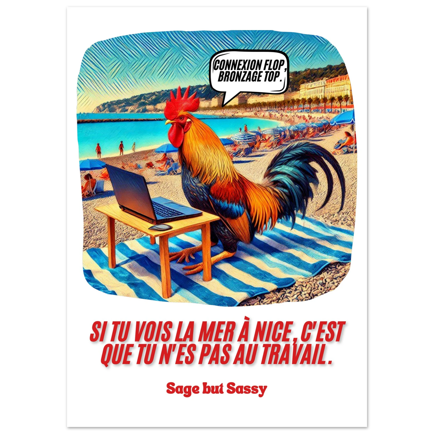 Classic Matte Paper Poster | Provence | Sud | Nice.