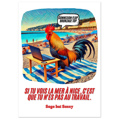 Classic Matte Paper Poster | Provence | Sud | Nice.