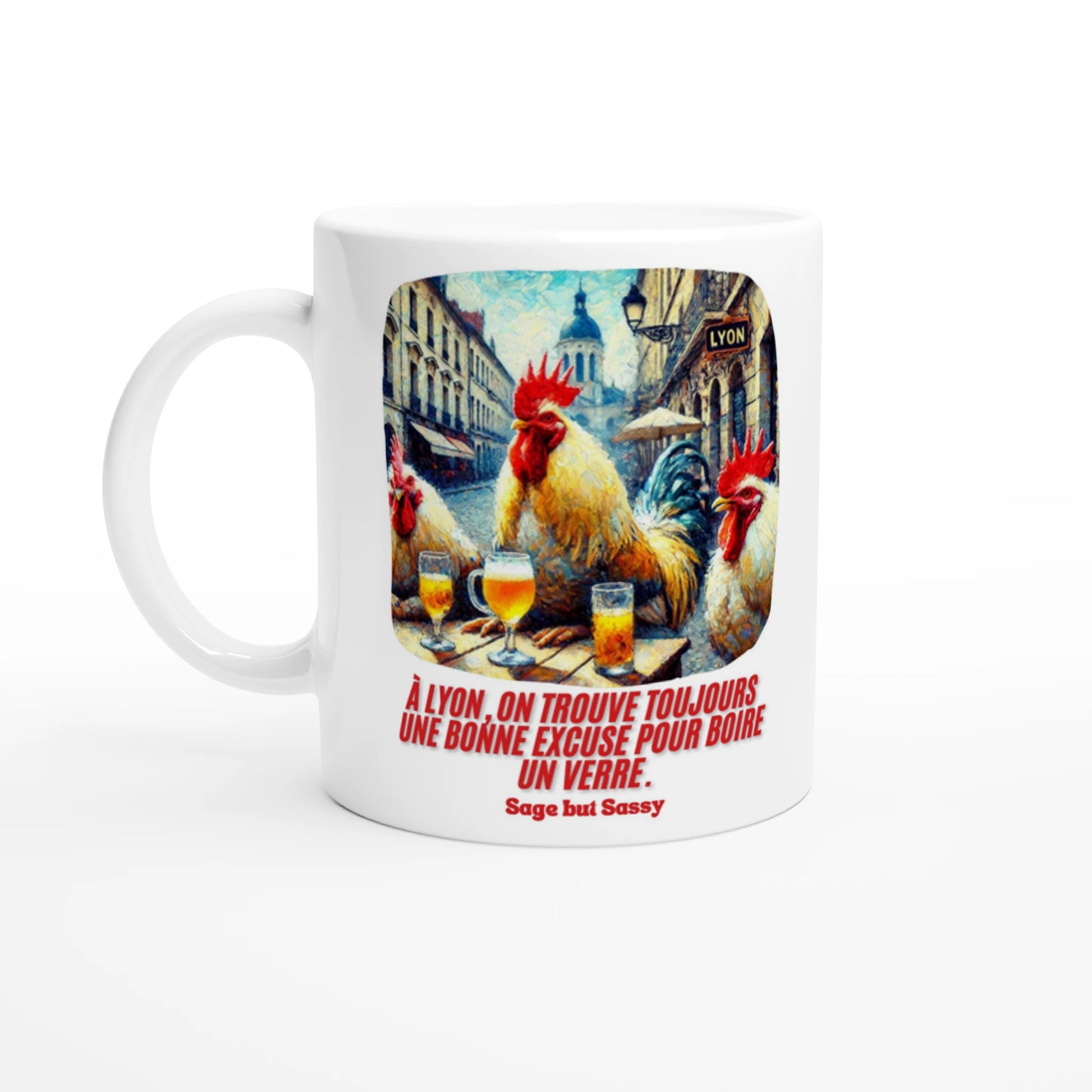 White 11oz Ceramic Mug | Lyon.
