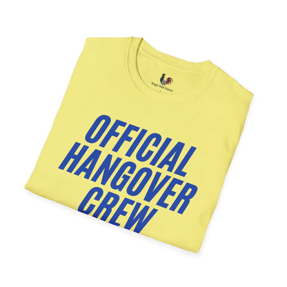 Official hangover crew, T-Shirt, Funny Bachelor Party Tee