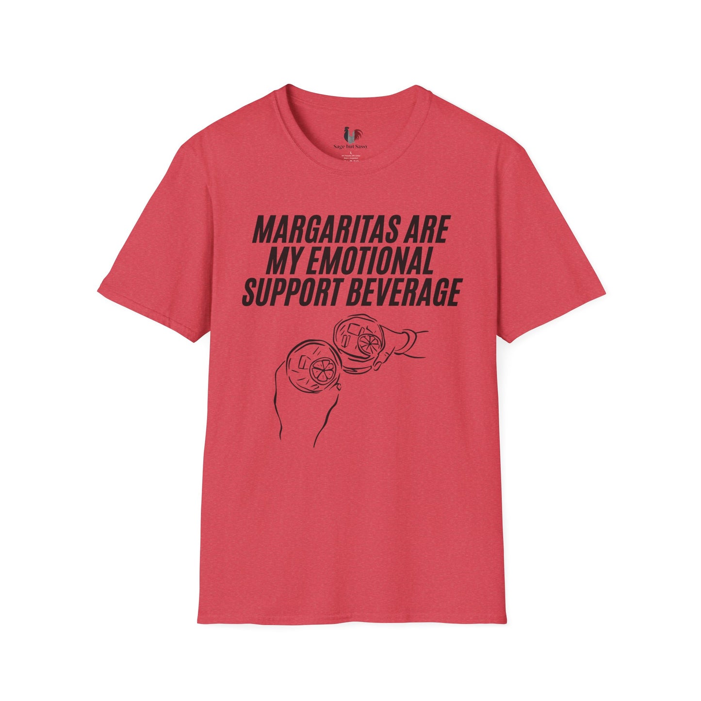 Margaritas are my emotional support beverage, T-Shirt, Funny Cinco de Mayo gift