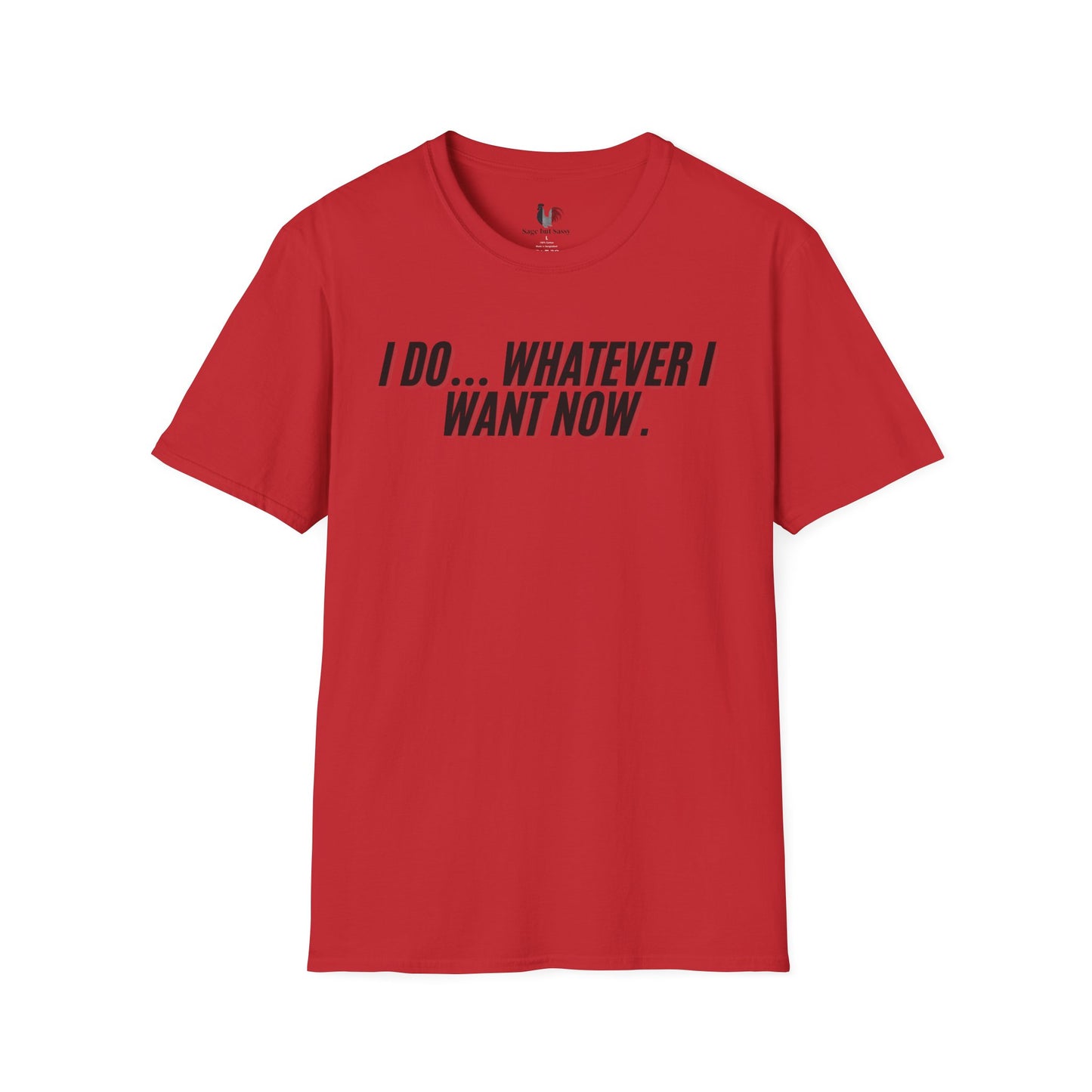 I do... whatever I want now, Unisex Softstyle T-Shirt, Divorce/Breakout