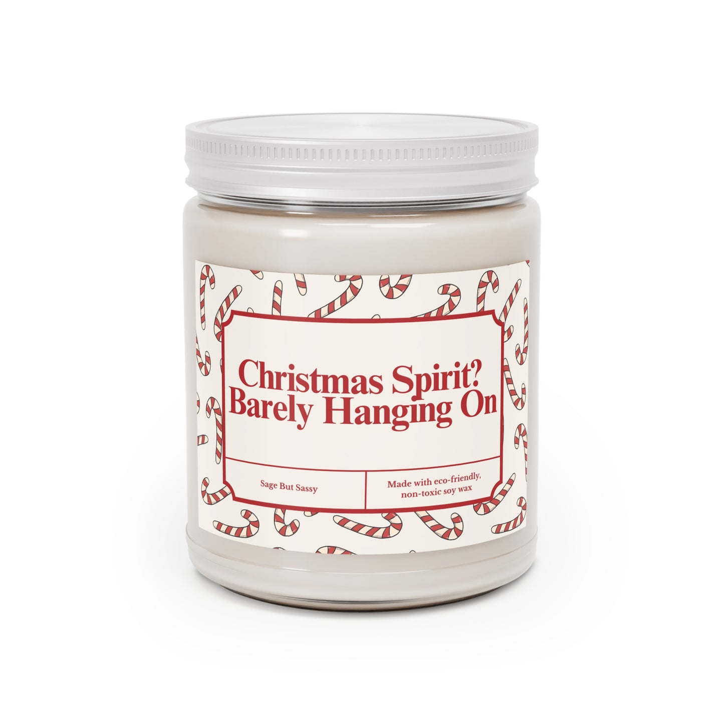 Funny Christmas Candle, Sarcastic Holiday Gift, Gag Present for Friends , Soy Scented Candle, Gift for Friends