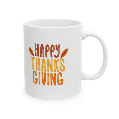 Funny Thanksgiving Mug - Holiday Gift for Partner, Gift for Boyfriend/Girlfriend, Gift for Friend, Fall Coffee Cup, Family Celebration
