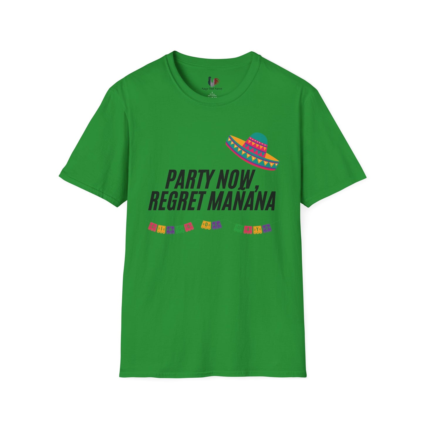 Party now, regret maňana, T-Shirt, Funny Cinco de Mayo gift