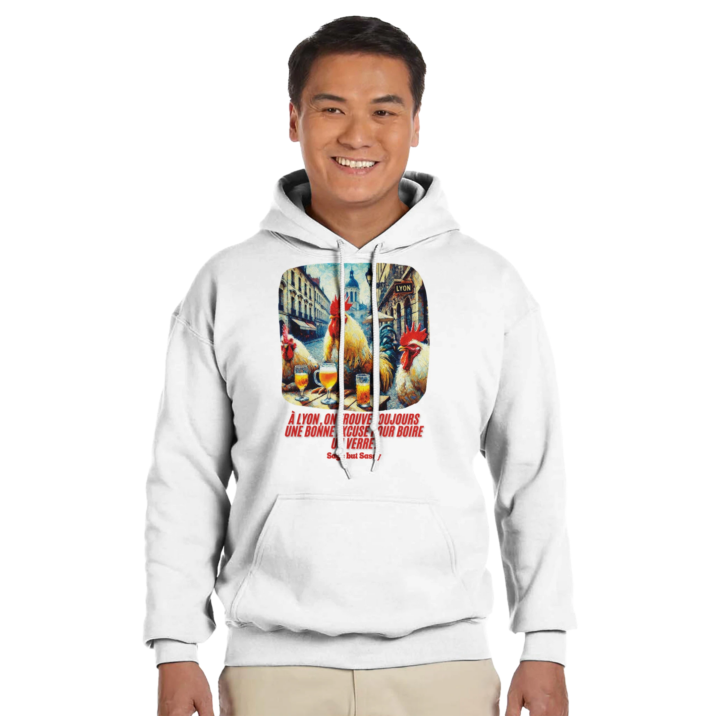 Classic Unisex Pullover Hoodie | Lyon.