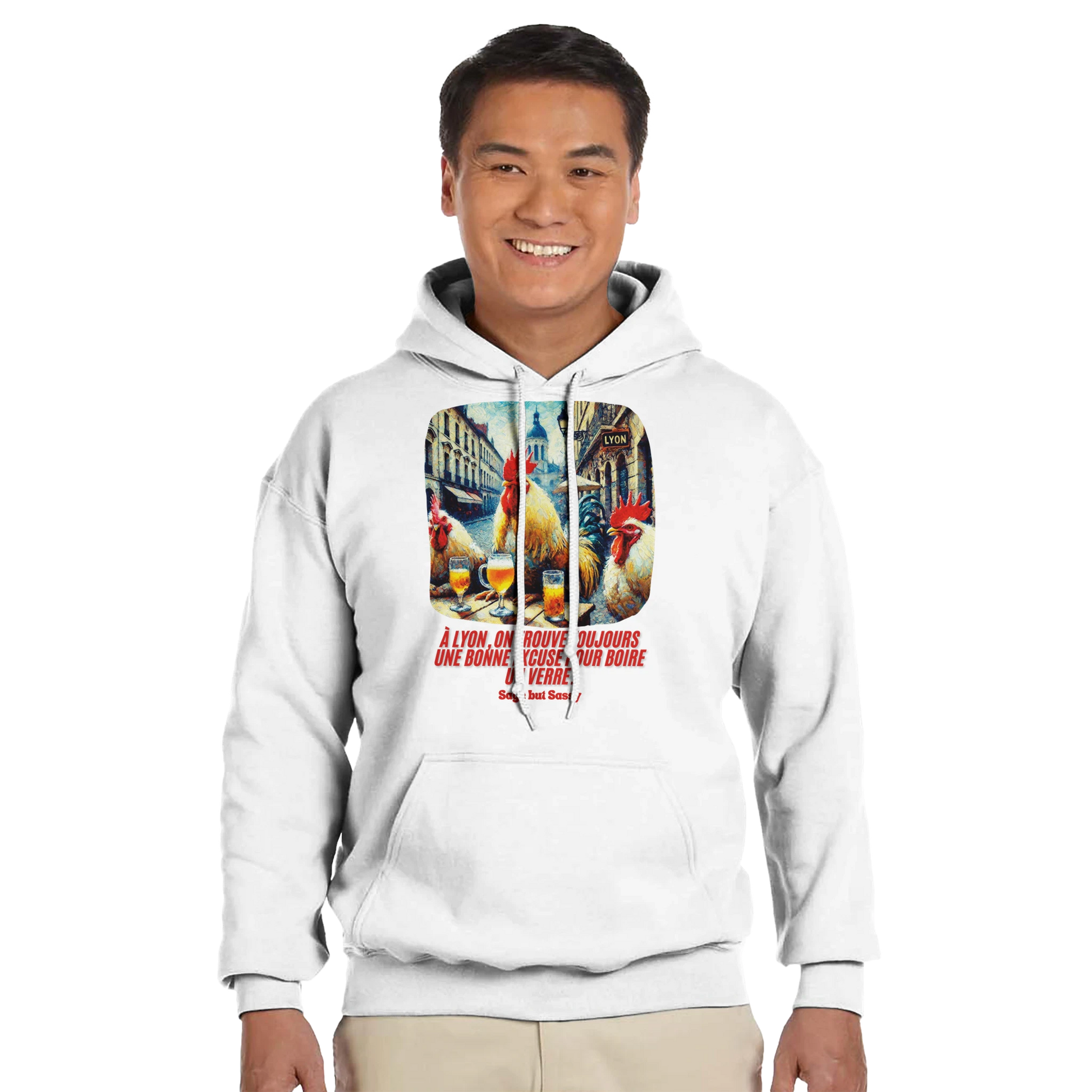 Classic Unisex Pullover Hoodie | Lyon.