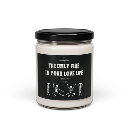 The only fire in your love life, Halloween Candle, Spooky Season, Witch, Skeleton