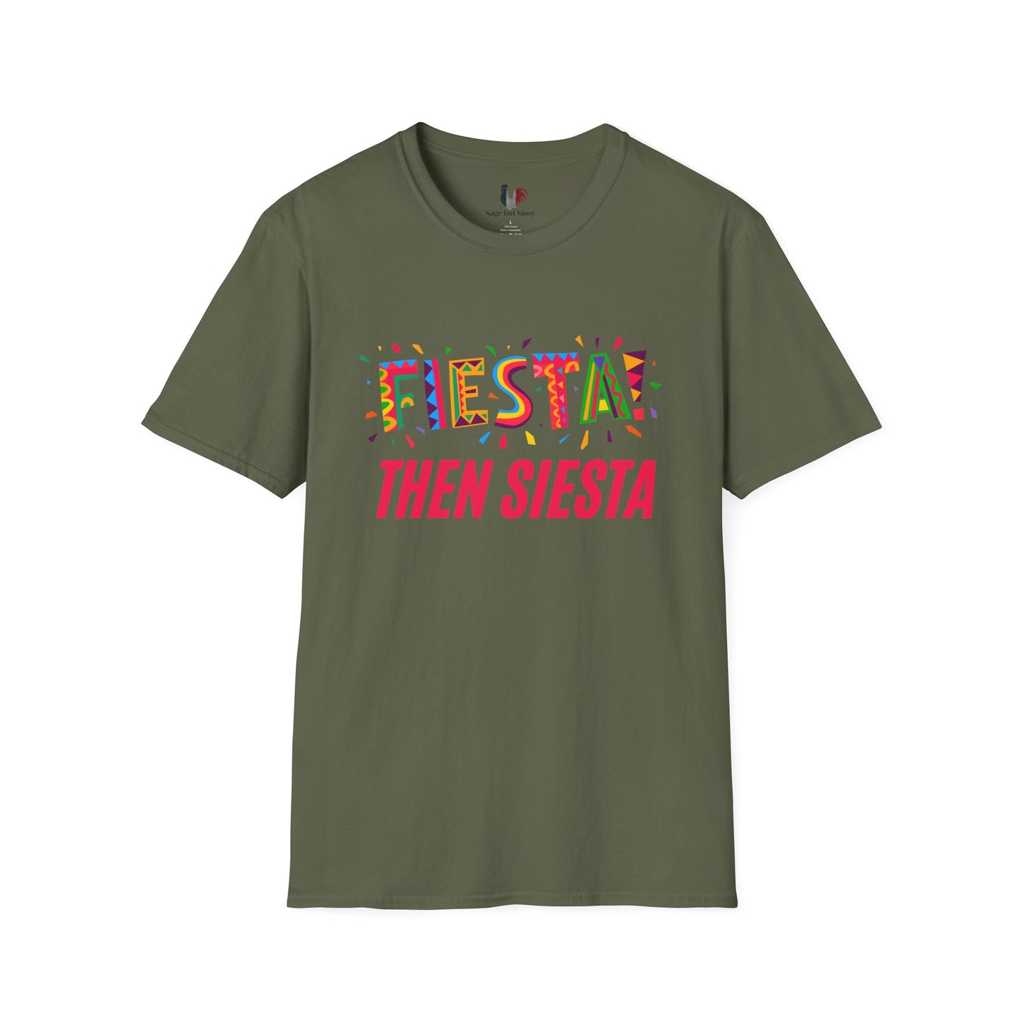 Fiesta then siesta, T-Shirt, Funny Cinco de Mayo gift
