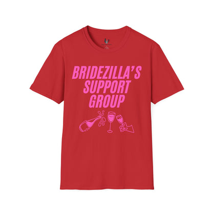 Bridezilla's support group, T-Shirt, Funny Bachelorette Party Tee