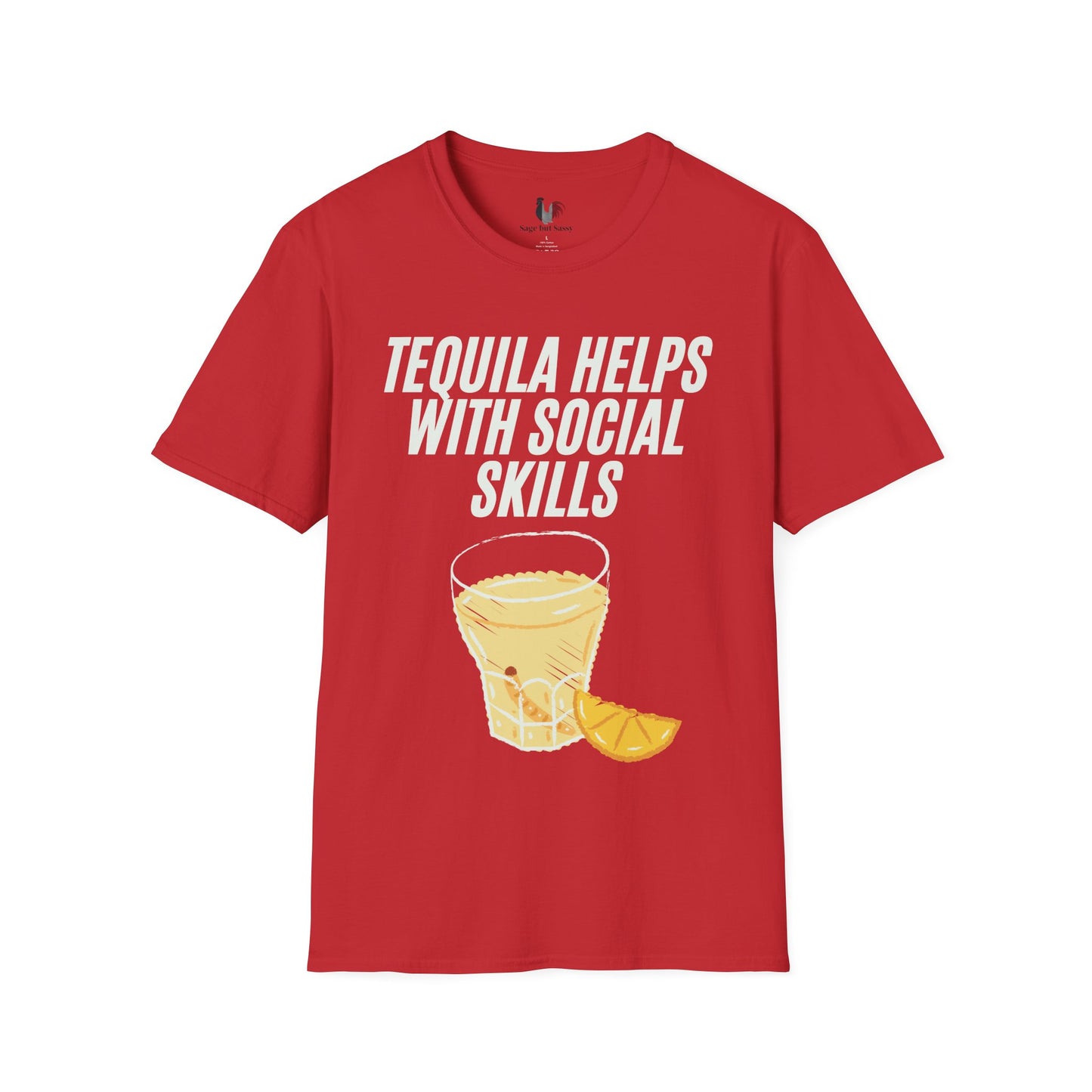 Tequila helps with social skills, T-Shirt, Funny Cinco de Mayo gift