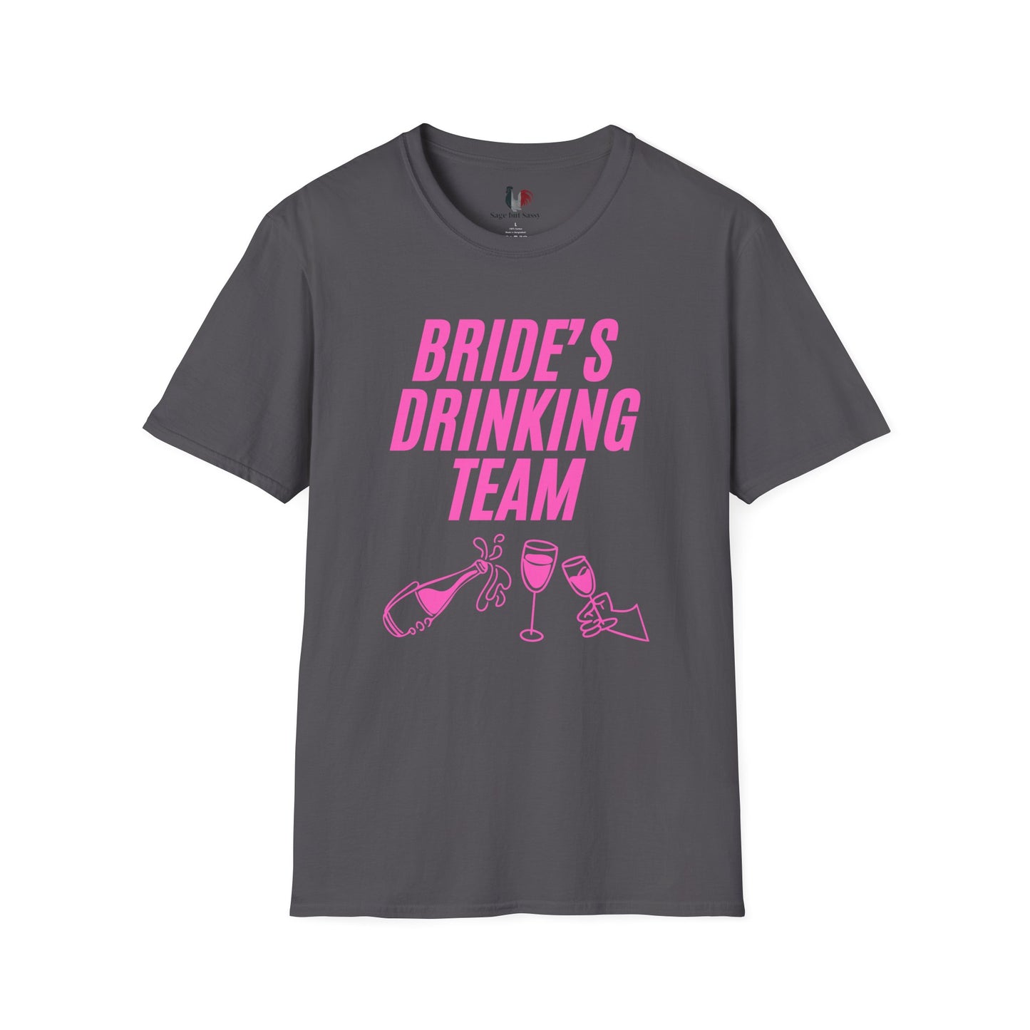 Bride's drinking team, T-Shirt, Funny Bachelorette Party Tee