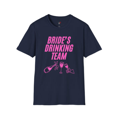 Bride's drinking team, T-Shirt, Funny Bachelorette Party Tee