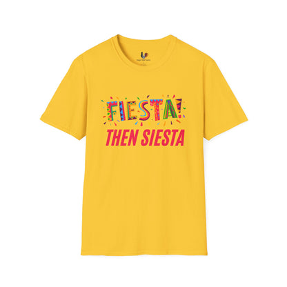 Fiesta then siesta, T-Shirt, Funny Cinco de Mayo gift