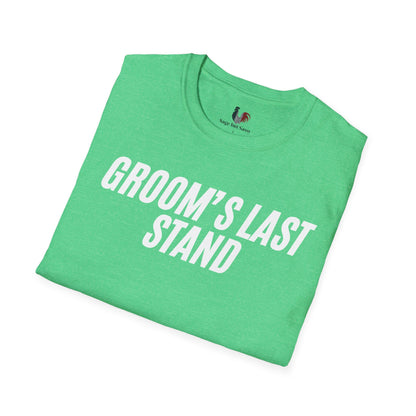 Groom's Last Stand, T-Shirt, Funny Bachelor Party Tee