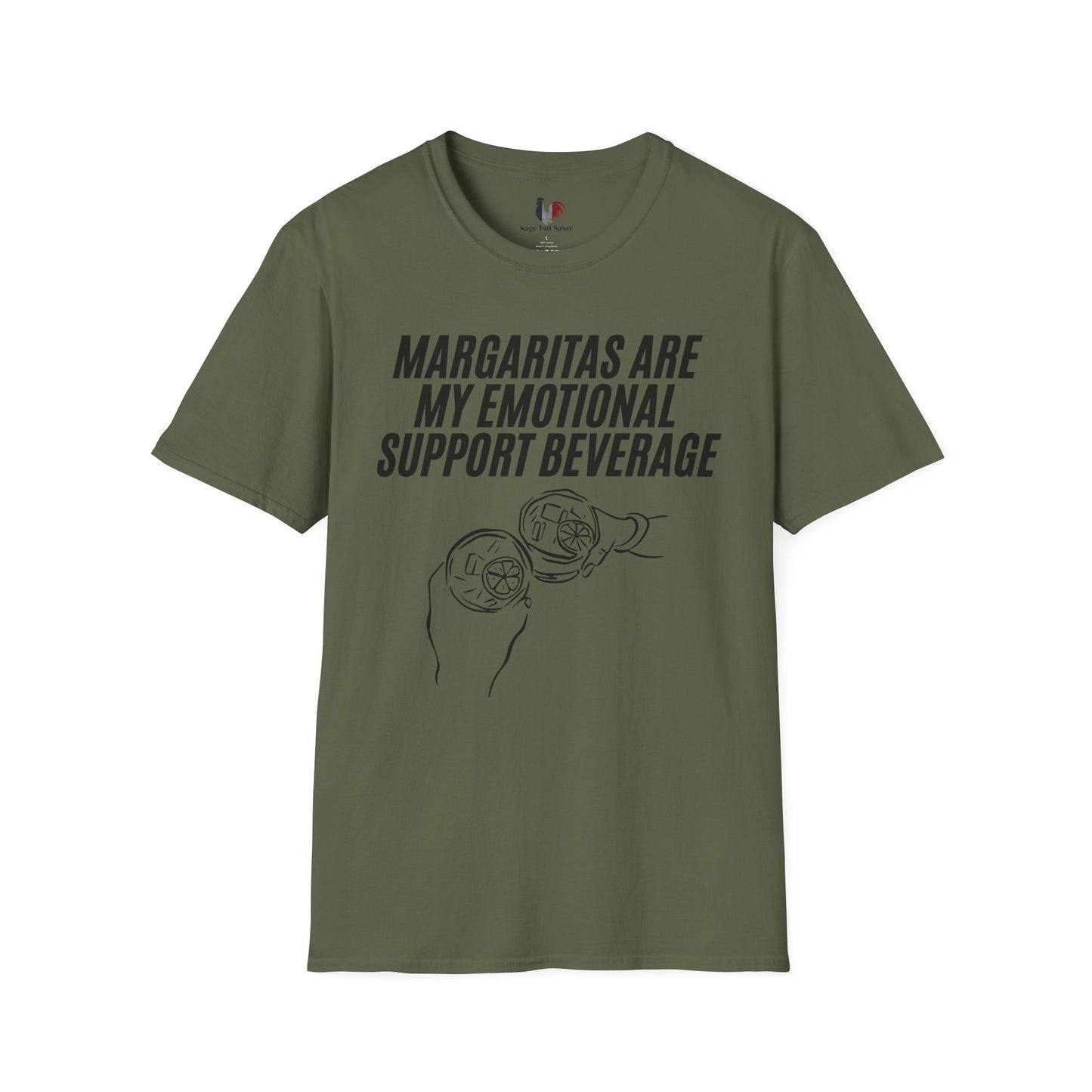 Margaritas are my emotional support beverage, T-Shirt, Funny Cinco de Mayo gift