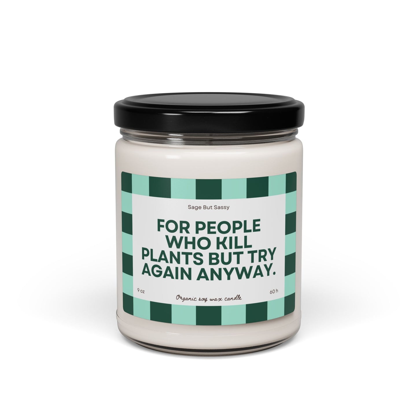 Plant lover, plant mom/dad, Soy Candle, hobbies, gift for him/her