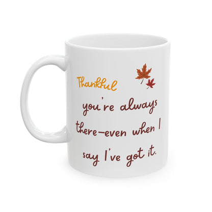 Funny Thanksgiving Mug - Thanksiving Gift for a Friend, Fall Coffee Cup, Cooking Enthusiast, Thanksgiving gift for bestie