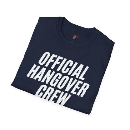 Official hangover crew, T-Shirt, Funny Bachelor Party Tee