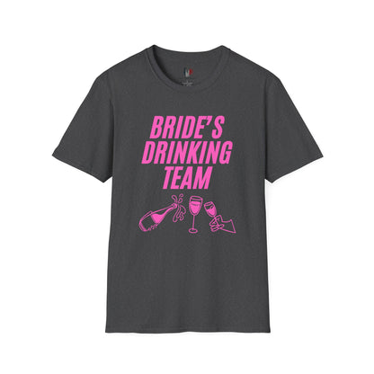 Bride's drinking team, T-Shirt, Funny Bachelorette Party Tee
