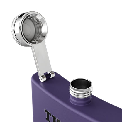 This is not water, Mind your business,  Flask, Stainless Steel Hip Flask, Skiing and Snowboarding accessories, 6oz