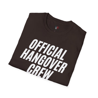 Official hangover crew, T-Shirt, Funny Bachelor Party Tee