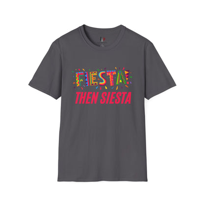 Fiesta then siesta, T-Shirt, Funny Cinco de Mayo gift