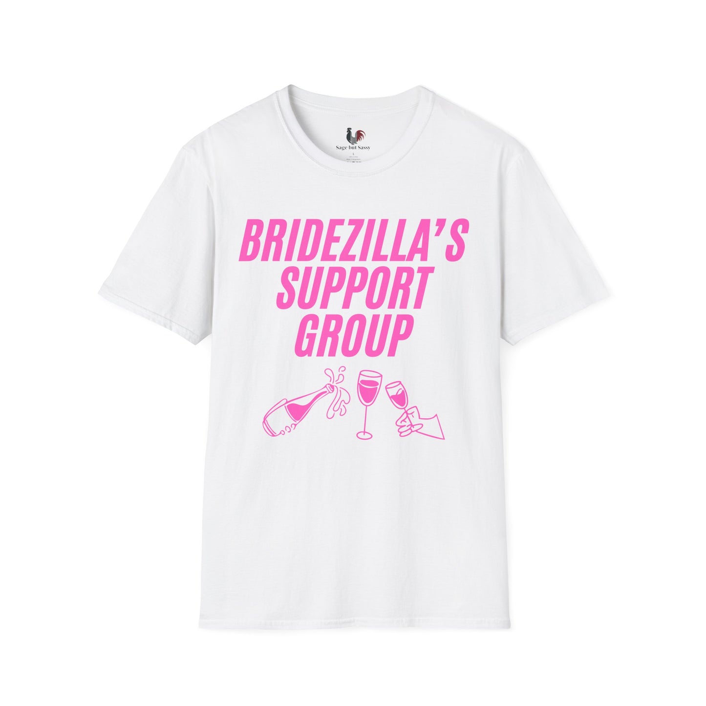Bridezilla's support group, T-Shirt, Funny Bachelorette Party Tee