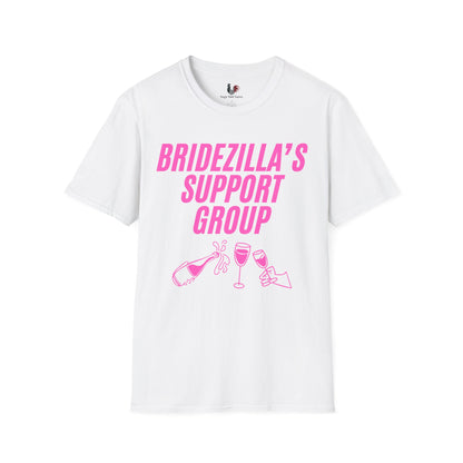 Bridezilla's support group, T-Shirt, Funny Bachelorette Party Tee