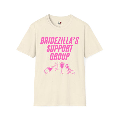 Bridezilla's support group, T-Shirt, Funny Bachelorette Party Tee