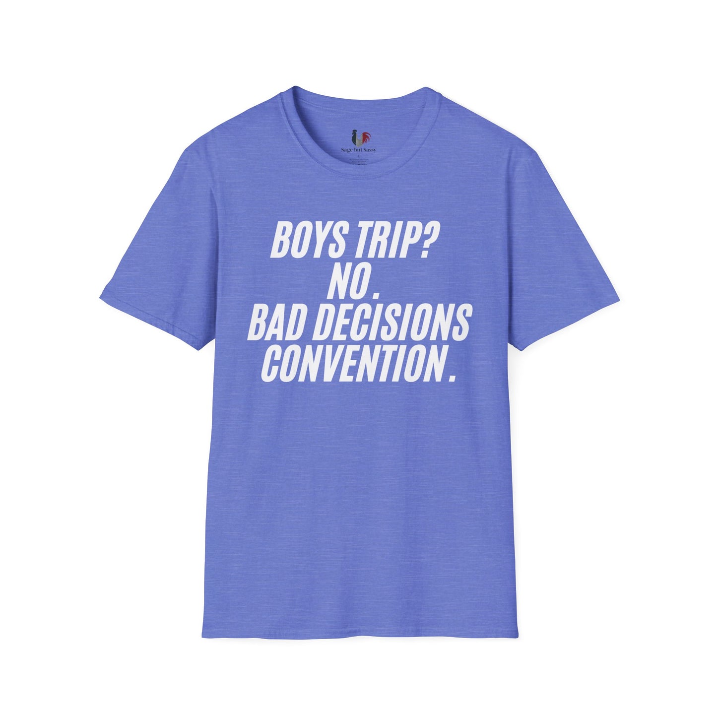 Boys trip? No. Bad decisions convention, T-Shirt, Funny Bachelor Party Tee