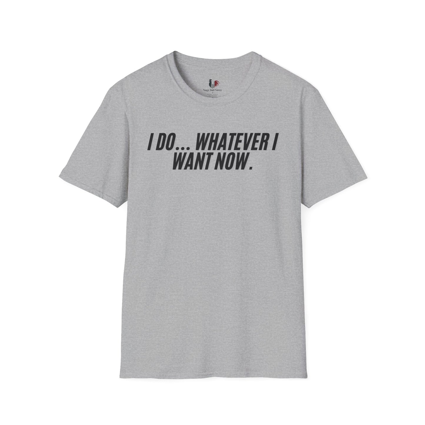I do... whatever I want now, Unisex Softstyle T-Shirt, Divorce/Breakout