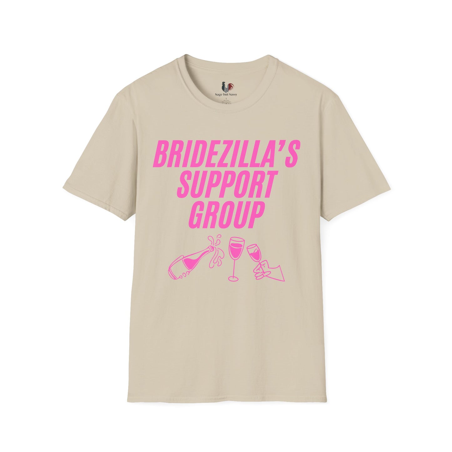 Bridezilla's support group, T-Shirt, Funny Bachelorette Party Tee