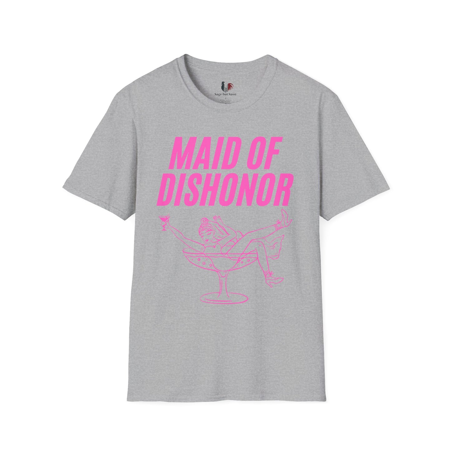 Maid of dishonor, T-Shirt, Funny Bachelorette Party Tee