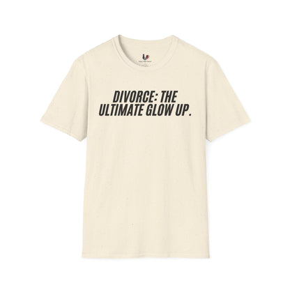 Divorce: the ultimate glowup, Unisex Softstyle T-Shirt, Divorce/Breakout