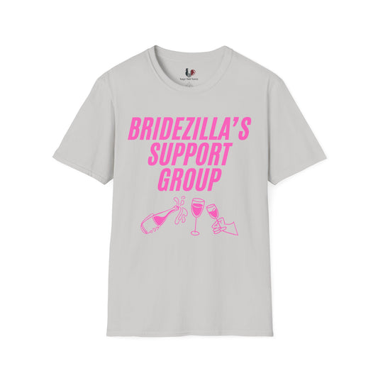 Bridezilla's support group, T-Shirt, Funny Bachelorette Party Tee