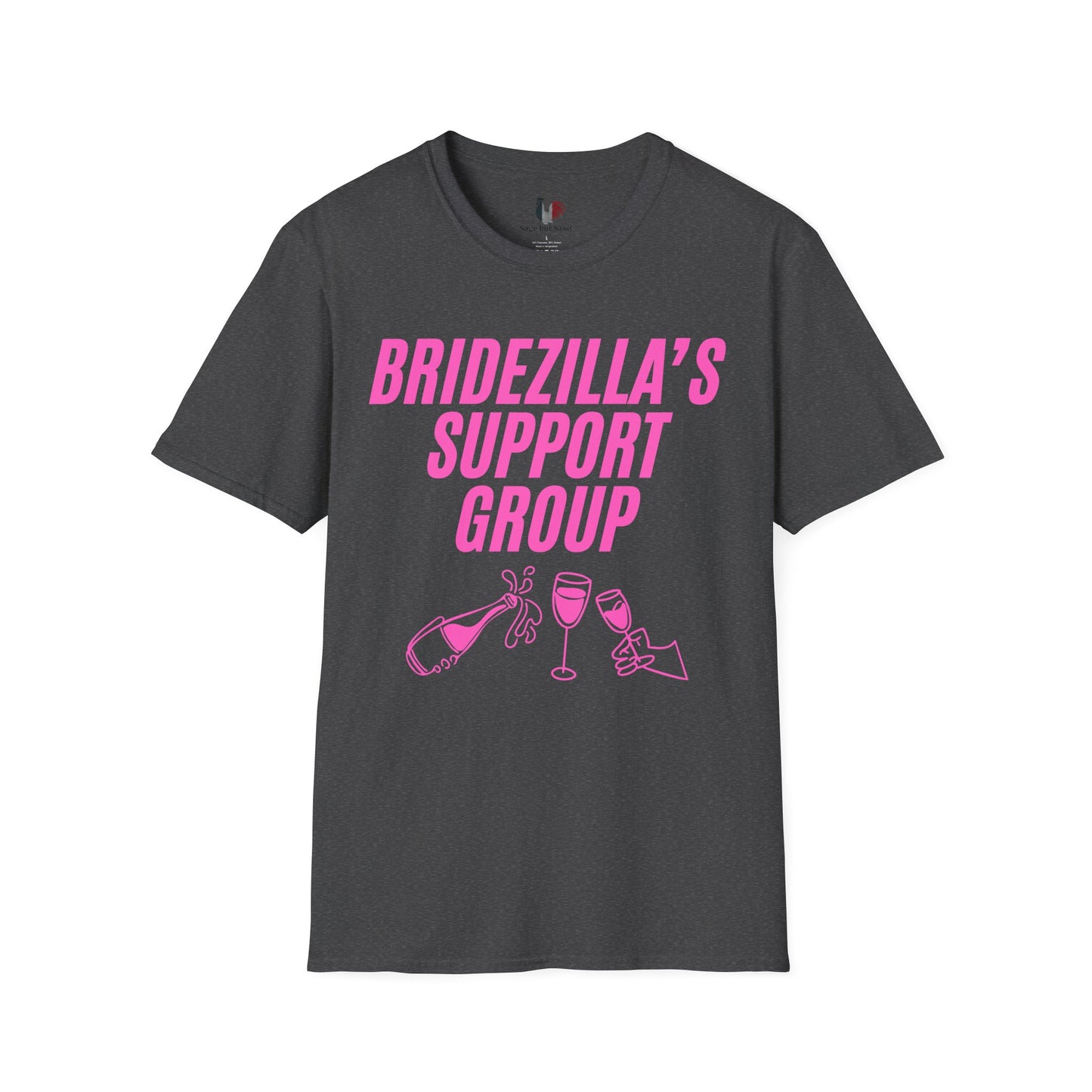 Bridezilla's support group, T-Shirt, Funny Bachelorette Party Tee