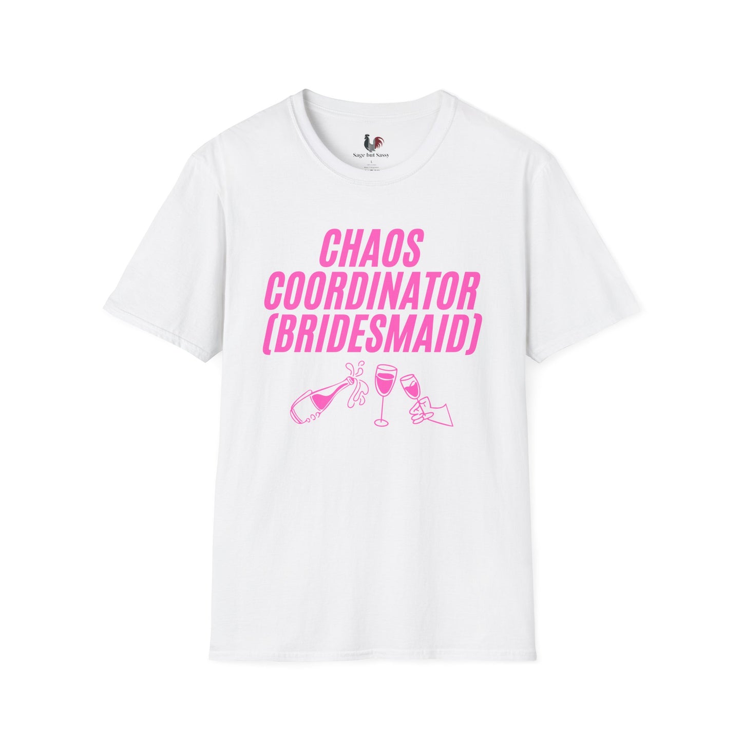 Chaos coordinator (bridesmaid), T-Shirt, Funny Bachelorette Party Tee
