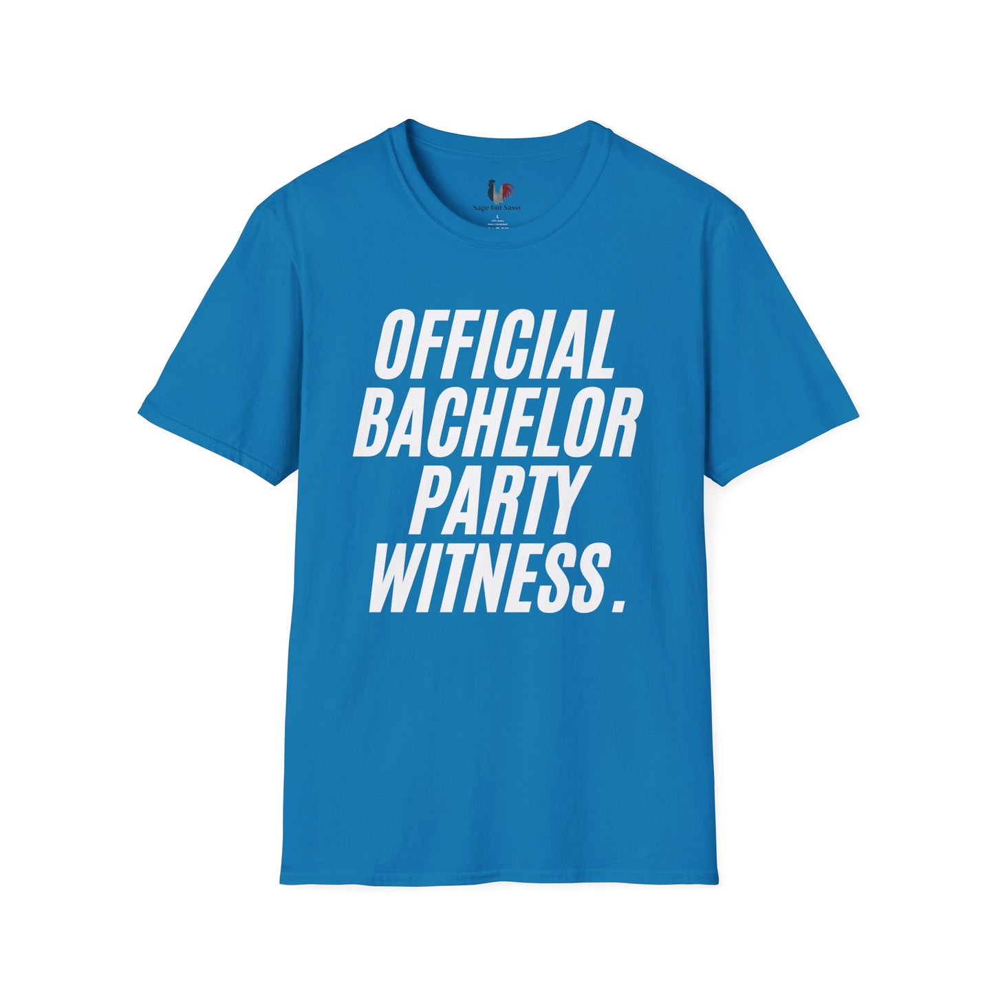 Official bachelor party witness, T-Shirt, Funny Bachelor Party Tee