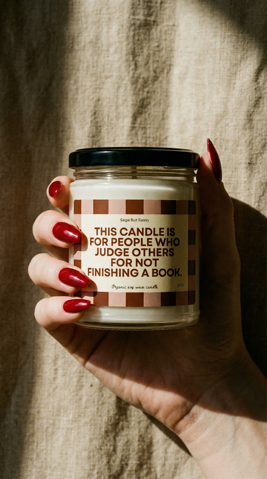 Book Lover Soy Candle, hobbies, gift for him/her