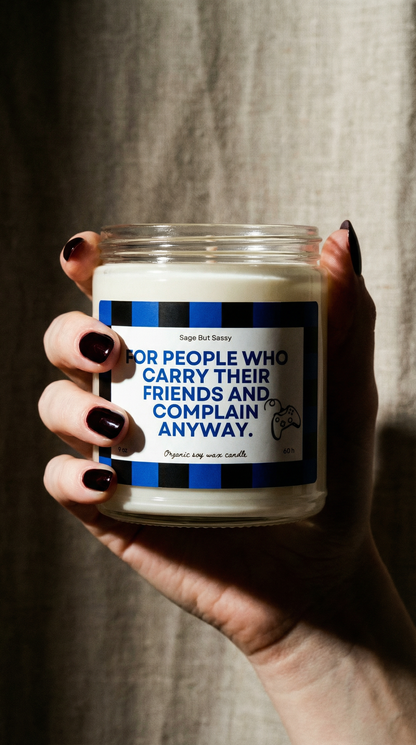 Gaming/Gamer Soy Candle, hobbies, gift for him/her